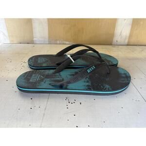 REEF Men's Seaside Prints Washed Aqua Size 9 Medium Width Brand NEW